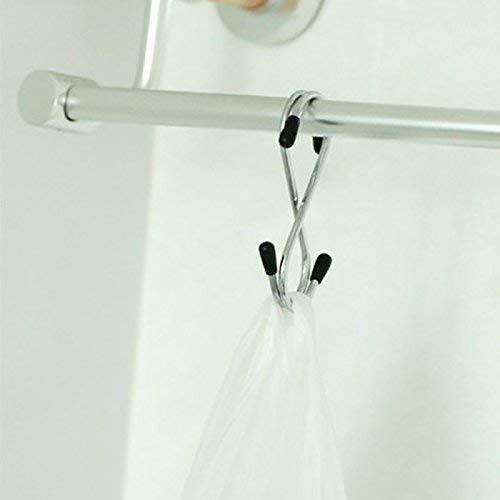Heavy Duty S-shaped Stainless Steel Hanging Hooks - 5 Pcs