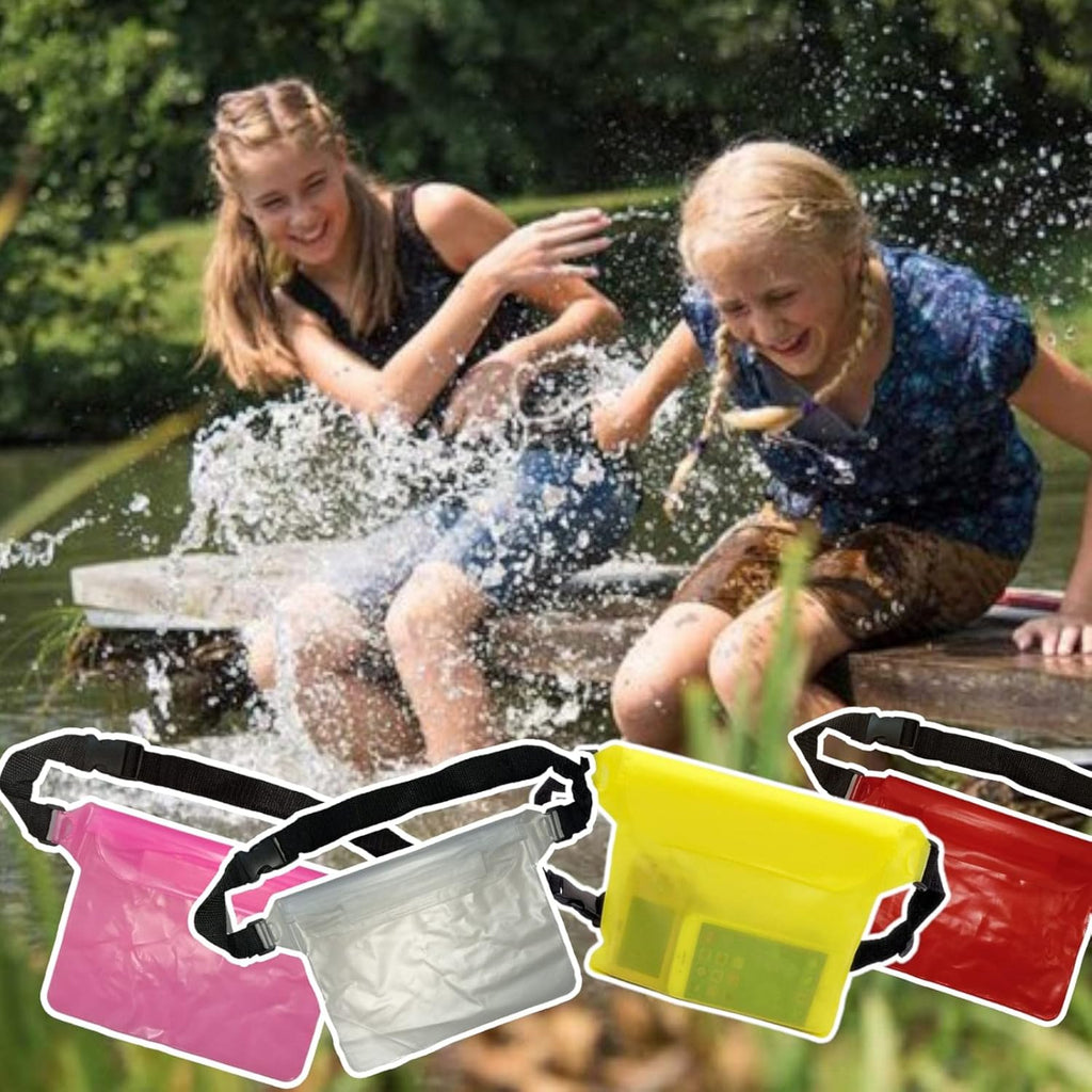 Waterproof Waist Pouch Bag With Adjustable Strap (1 Pc)
