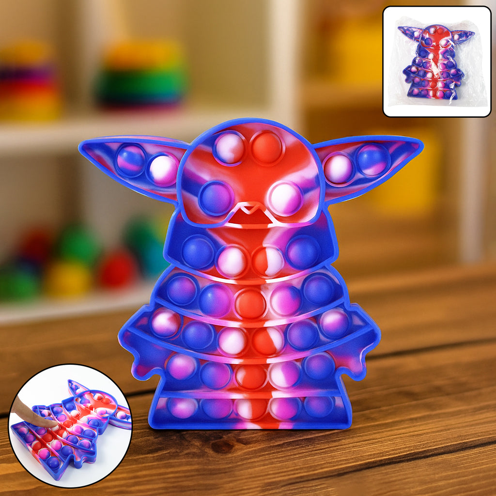 Premium Cartoon Shape Silicone Pop It Fidget Toy (1 Pc)