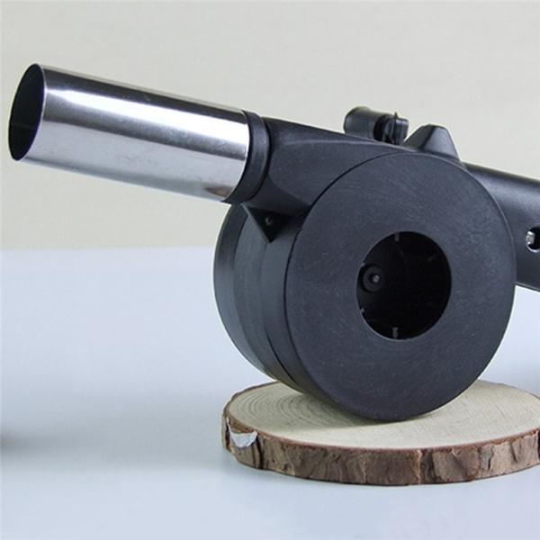 Portable Hand Crank Air Blower Fan For Charcoal Grill Bbq