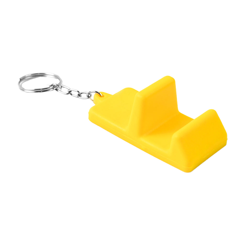 Plastic 2-in-1 Mobile Stand Keychain (1 Pc)