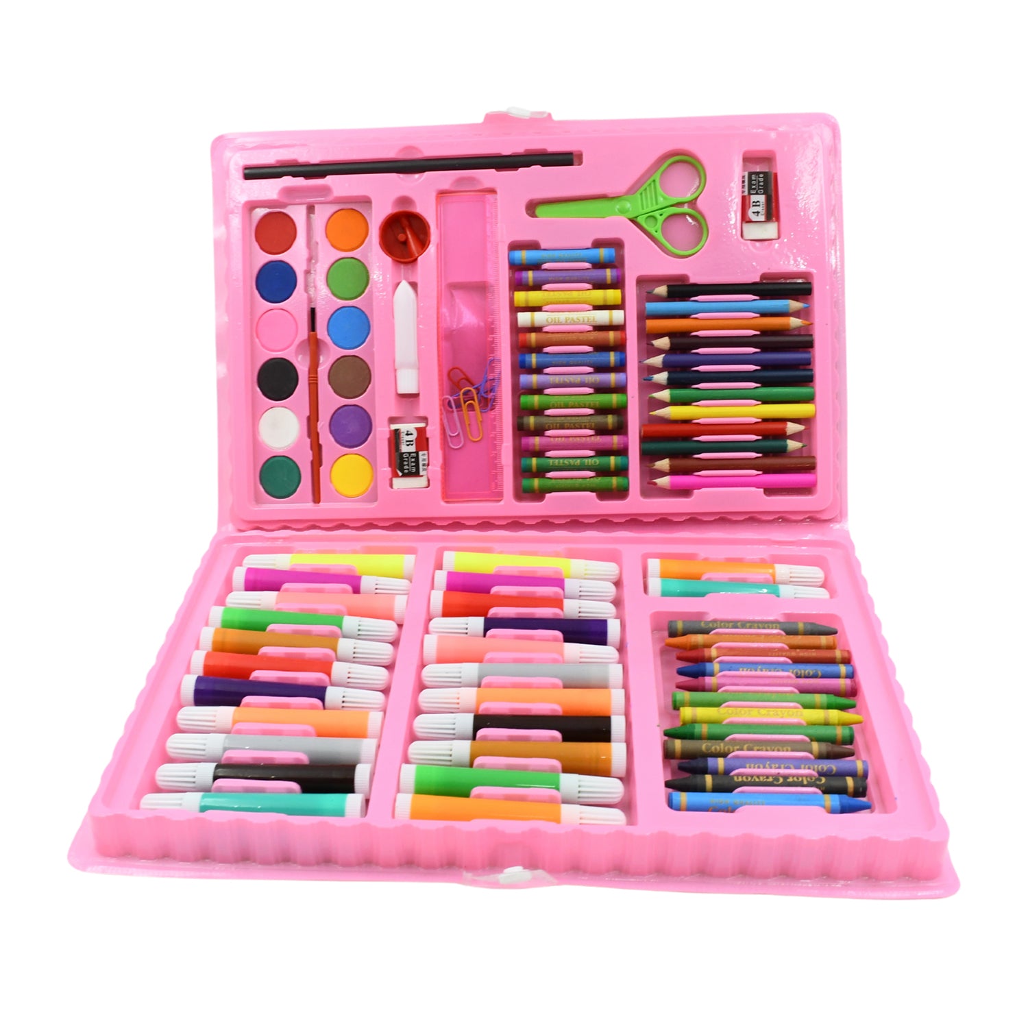 art Set Kids Art Supplies Coloring Case Kit Painting  Drawing Sets For Kids Boys Girls Gifts Toys Age 4  Above - Mix Colors Kids Colorful Bag (86 Pcs Set)