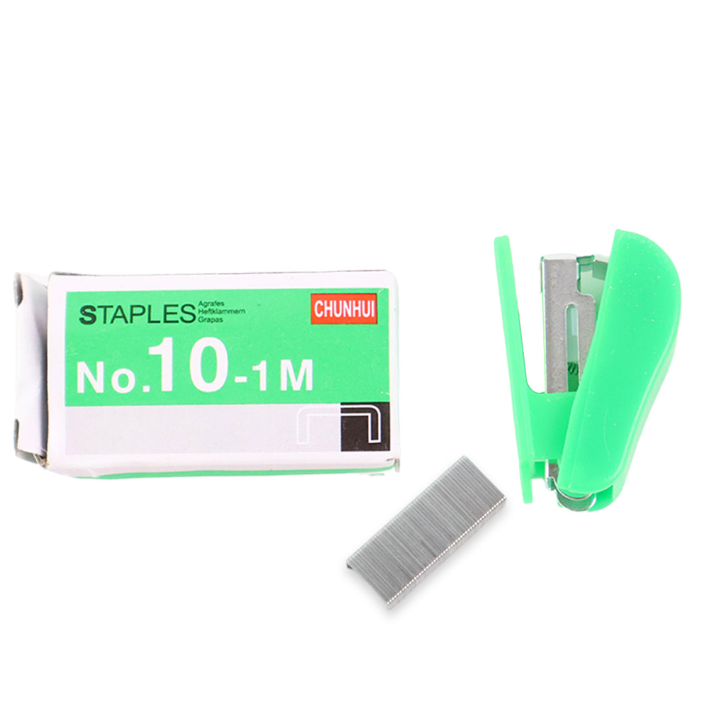Mini Stapler With 1 Strip Of Staples (1 Set)