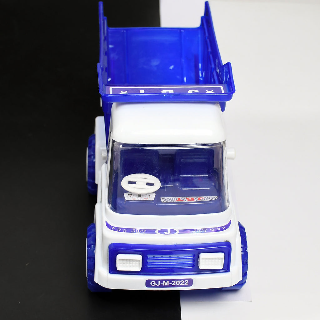 Big Size Friction Powered Dumper Toy Truck For Kids.  With Opening Container Feature.  Strong  Durable Plastic Material.  Indoor  Outdoor Play.  Miniature Scaled Models Truck