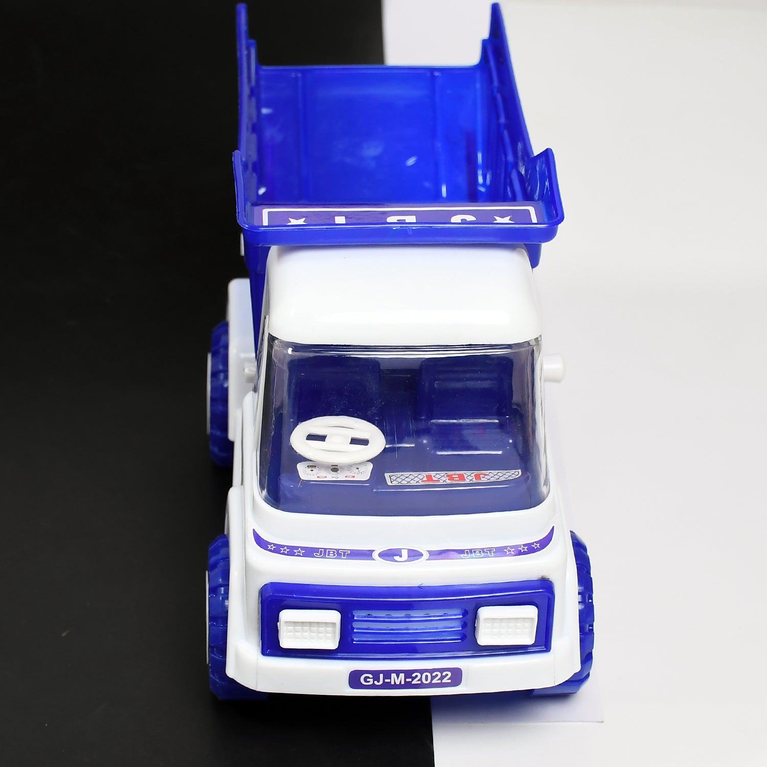 Big Size Friction Powered Dumper Toy Truck For Kids.  With Opening Container Feature.  Strong  Durable Plastic Material.  Indoor  Outdoor Play.  Miniature Scaled Models Truck