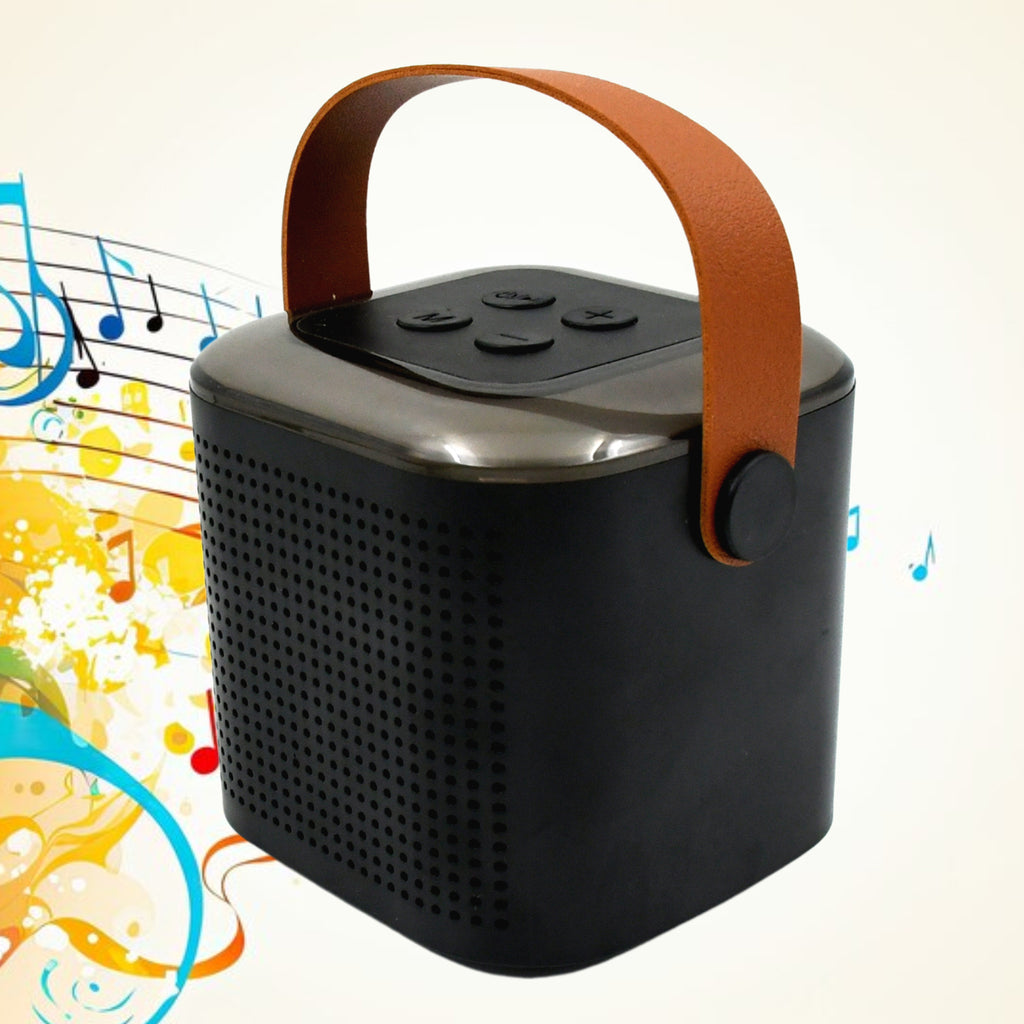 Wireless Speaker Microphone Set Rgb Light Support Memory Card Portablekaraoke Machine Perfect  For Travel Tv