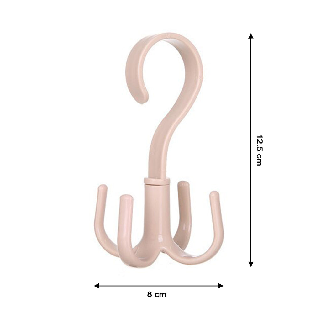 4-claw Multi-function 360 Degree Rotatable Purse Rack Handbag Hanger Hook