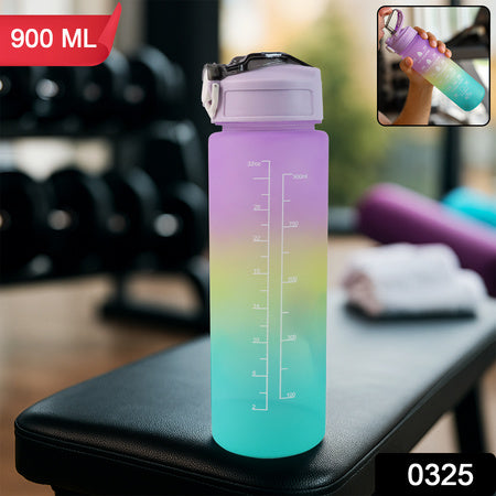 Motivational Water Bottle With Straw  Time Marker Bpa-free Tritan Portable Gym Water Bottle Leakproof Reusable Special Design For Your Sports Activity Hiking Camping