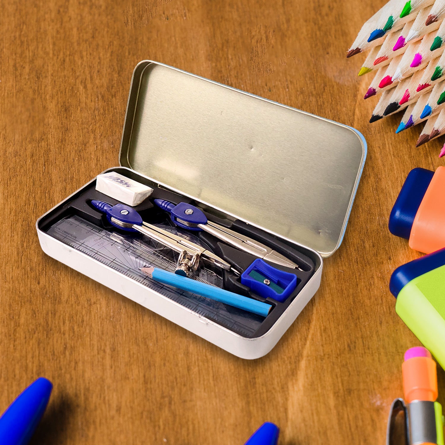 Yashu Complete Geometry Box Set With Compass