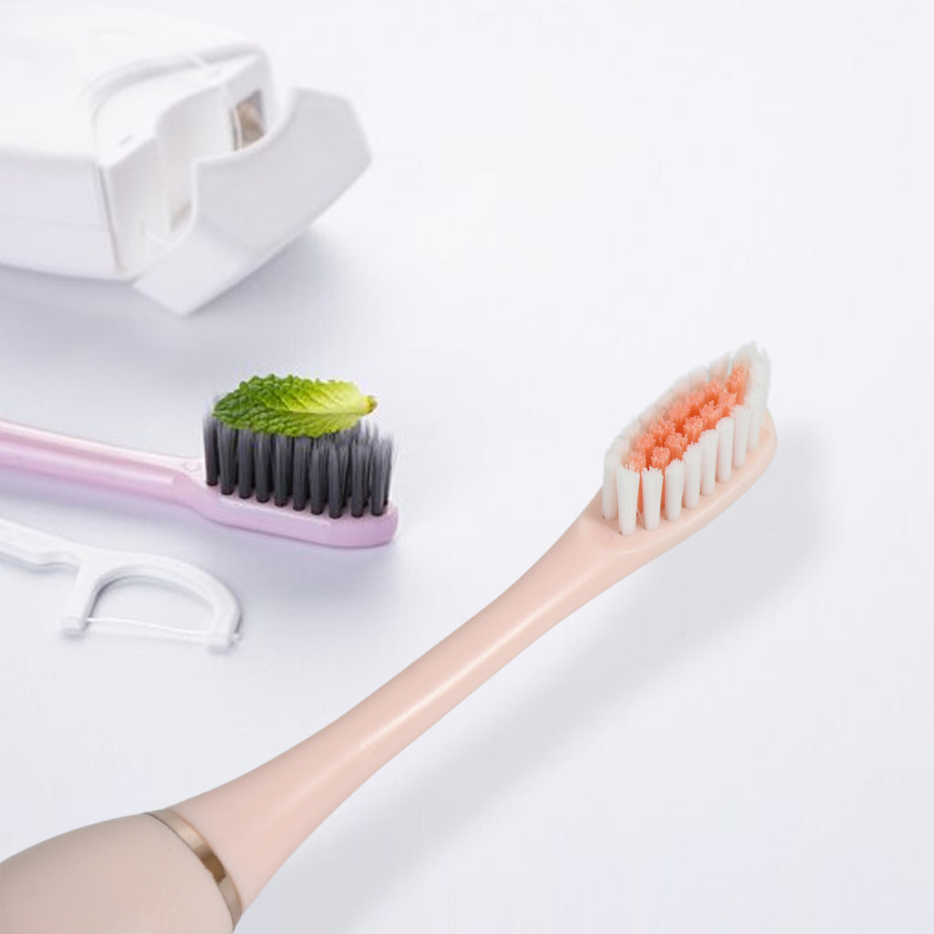 7326 Electric Toothbrush For Adults And Teens Electric Toothbrush Deep Cleansing Toothbrush With Extra Brush Heads