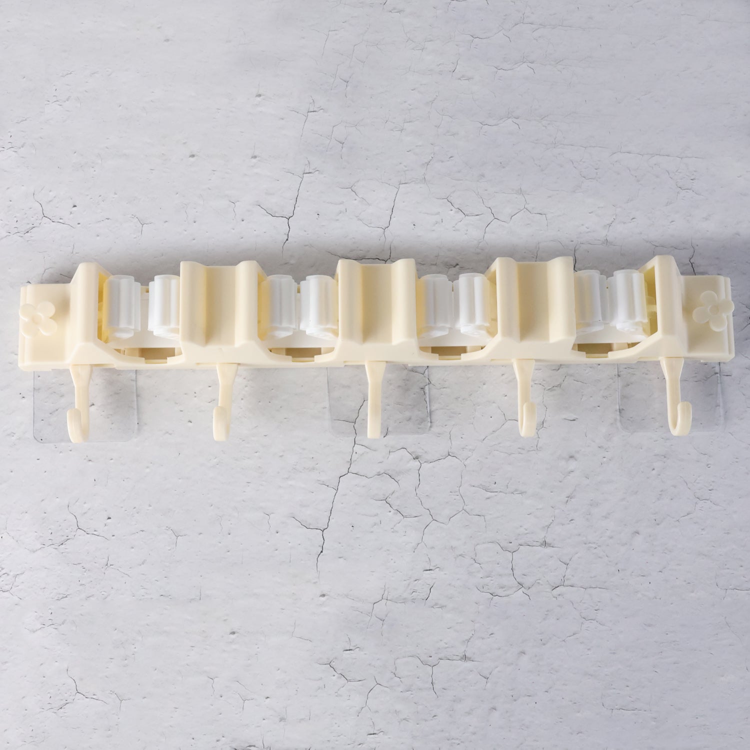 Self-adhesive Wall-mount Broom  Mop Holder Rack