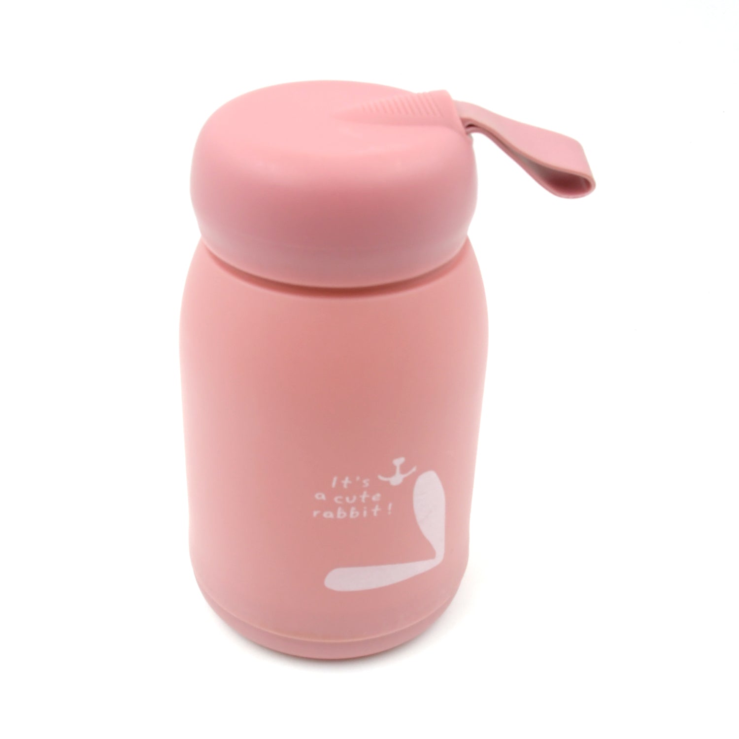Cute Rabbit Printed Portable Insulated Water Bottle (380ml  1 Pc)