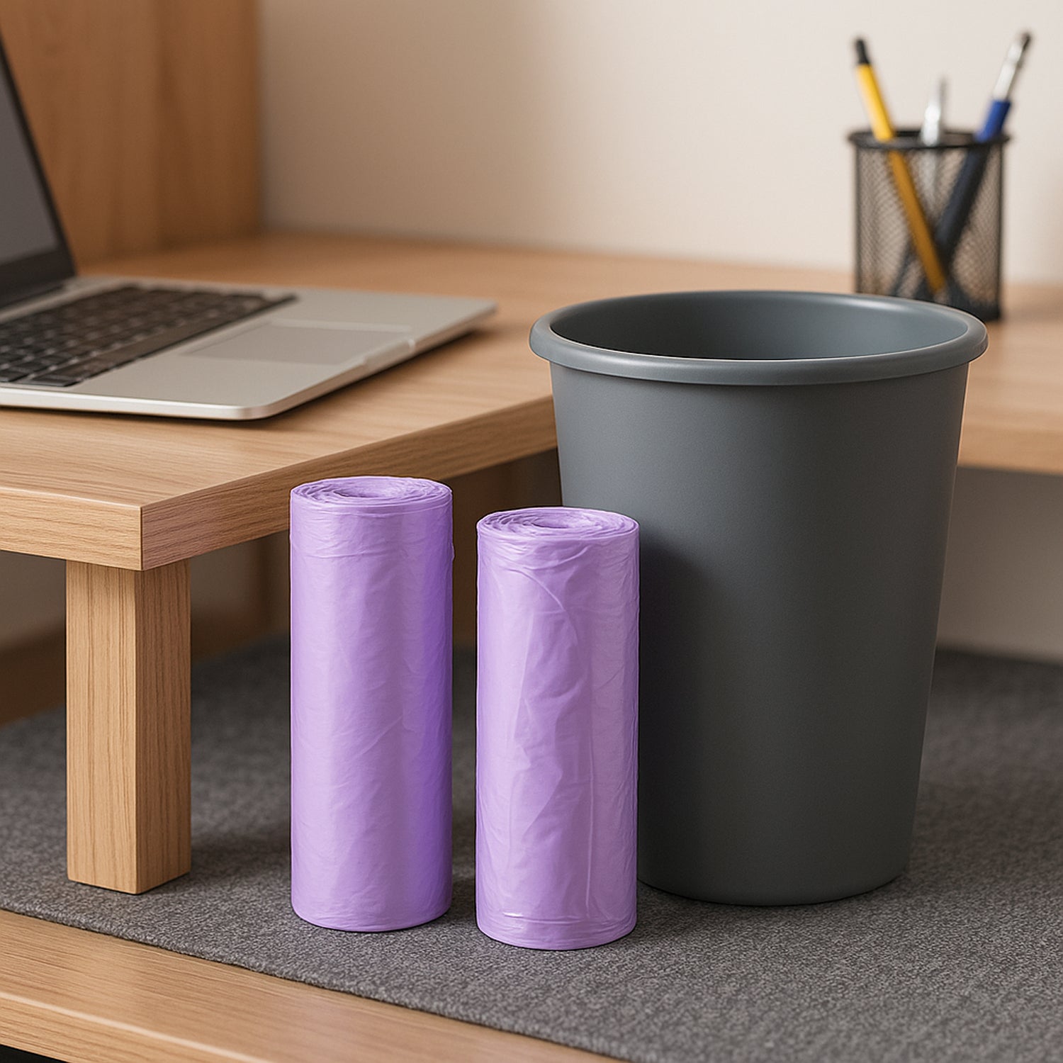 High-quality Garbage Bags 50x60 Cm (Mix Color  2 Pc)