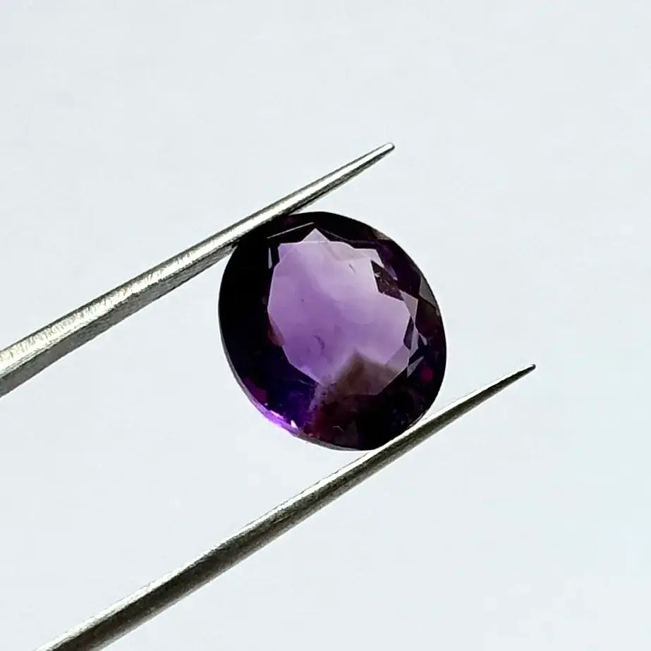 Natural Blue Faceted Amethyst Gems