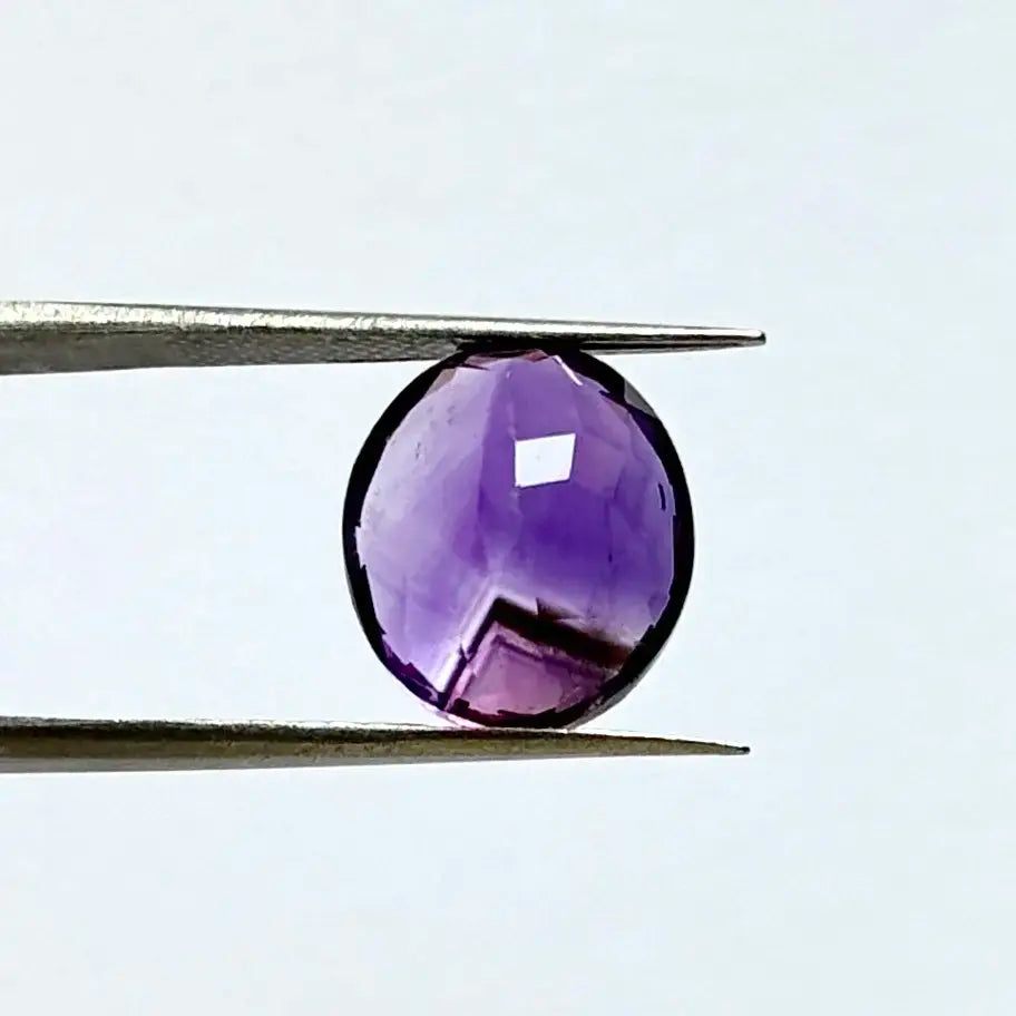 Natural Blue Faceted Amethyst Gems