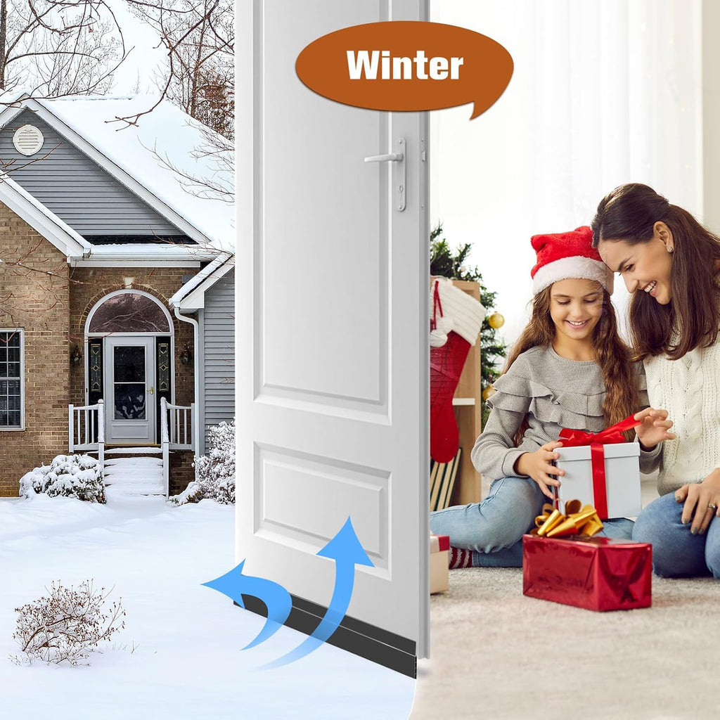 1 Meter Self-adhesive Silicone Door Bottom Seal Strip (1 Mtr  1 Pc)