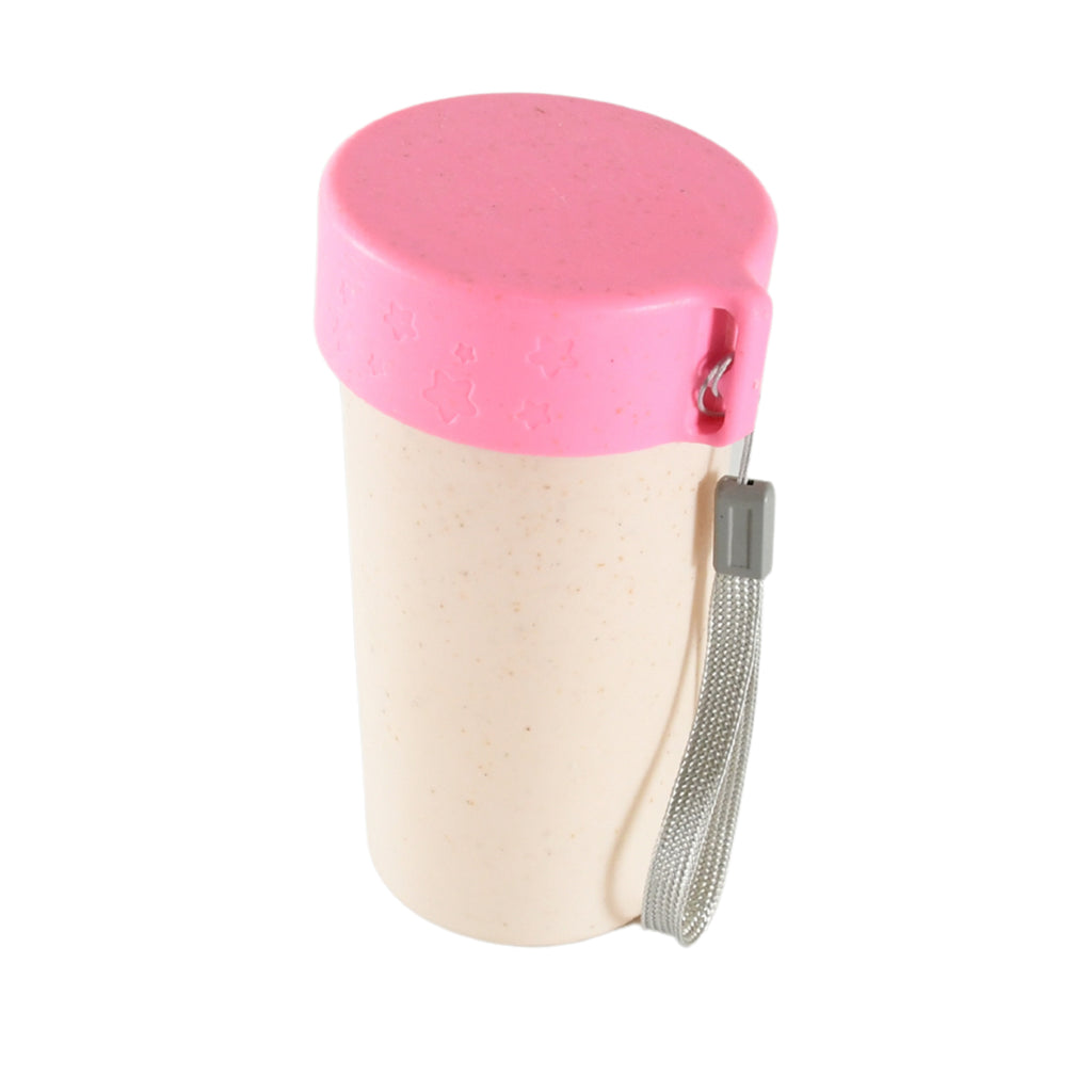 Travel Coffee Cup Portable Water Bottle Wheat Straw Coffee Tea Mug Coffee Mug With Lids For Coffee Tea (300 Ml Appr