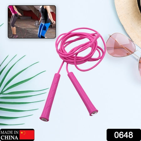 3m Plastic Adjustable Wire Skipping Skip High Speed Jump Rope Cross Fit Fitness Equipment Exercise Workout