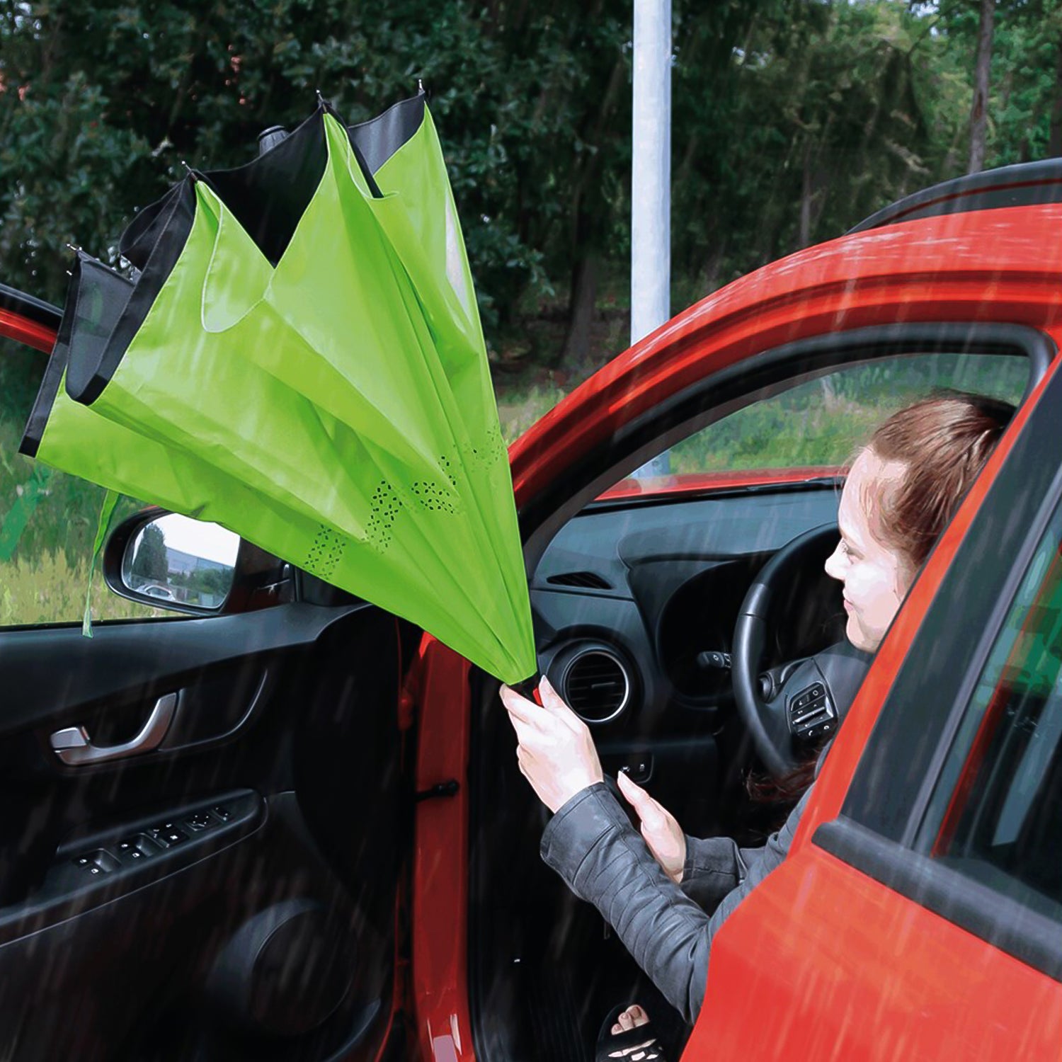 Summer Sun And Rain Protectionfoldable Cute Umbrella  C-shaped Handle  Uv Protection Rain Sun Umbrella  Travel Accessories  Umbrella For Children Girls And Boys (1 Pc  Mix Color)