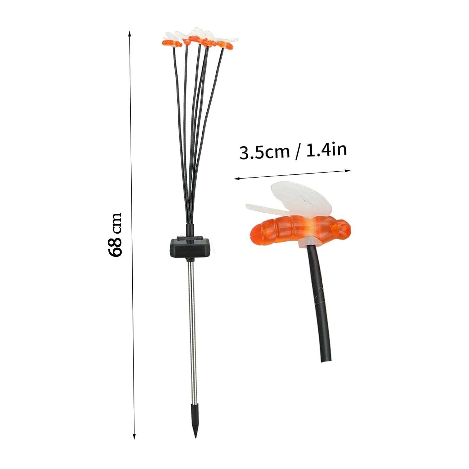 Premium Solar-powered Decorative Firefly Garden Light (2 Pc Set)