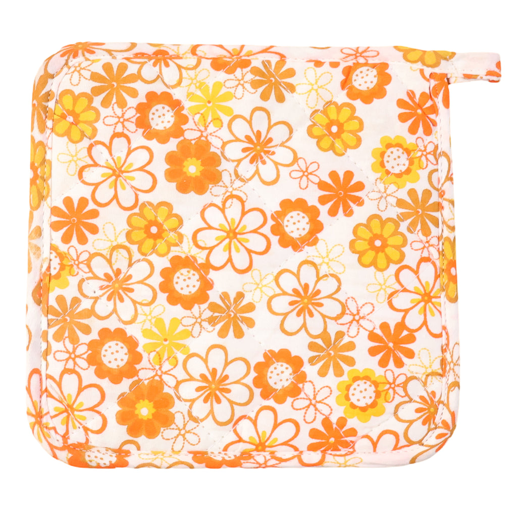 Kitchen Heat Resistant Quilted Pot Holder  Oven Mitt Pad (1 Pc  16x16 Cm)
