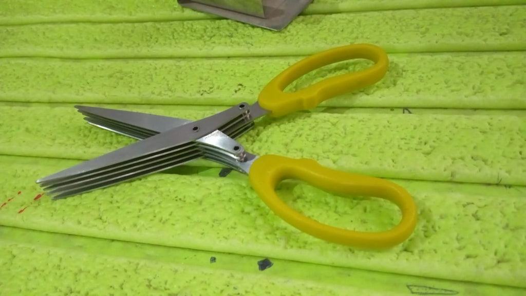 Multifunction Vegetable Stainless Steel Herbs Scissor With 5 Blades (1 Pc)