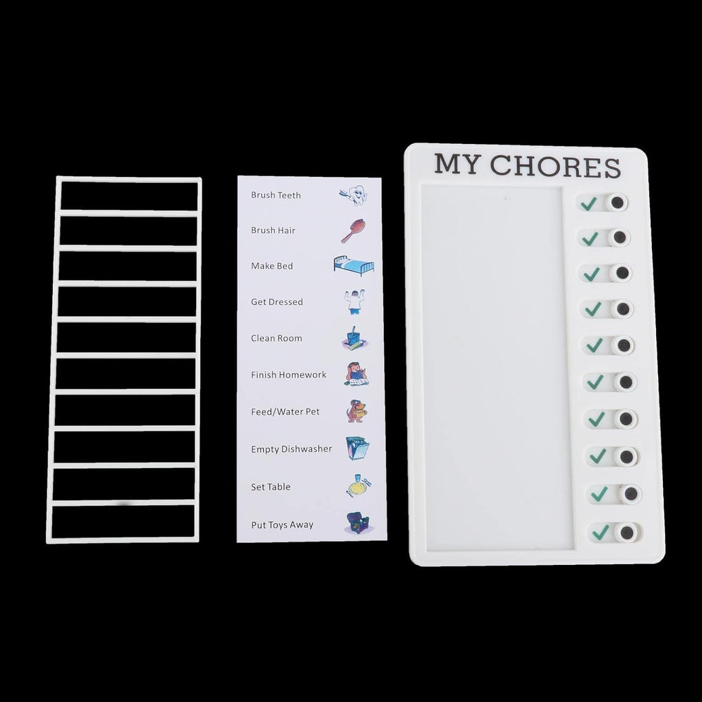 Portable My Chores Home Note Board Management Planning Memo Boards Reminding Time. (Size - 20x12cm)