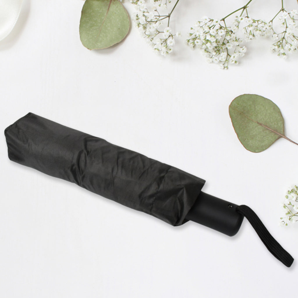 2 Fold Manual Open Umbrella Windproof Sunproof  Rainproof With Sturdy Steel Shaft  Wrist Straps  Easy To Hold  Carry  Umbrella For Women Men  Kids