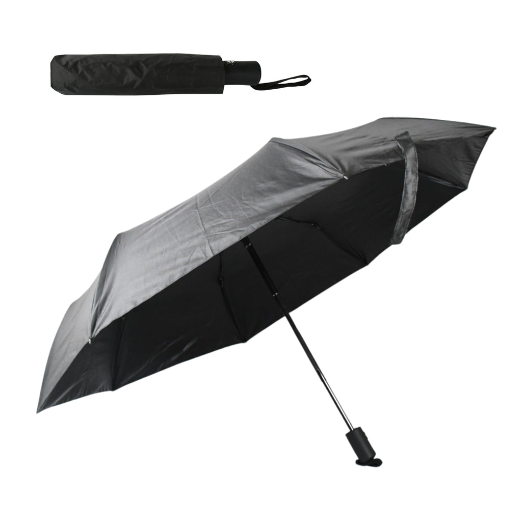 2 Fold Manual Open Umbrella Windproof Sunproof  Rainproof With Sturdy Steel Shaft  Wrist Straps  Easy To Hold  Carry  Umbrella For Women Men  Kids