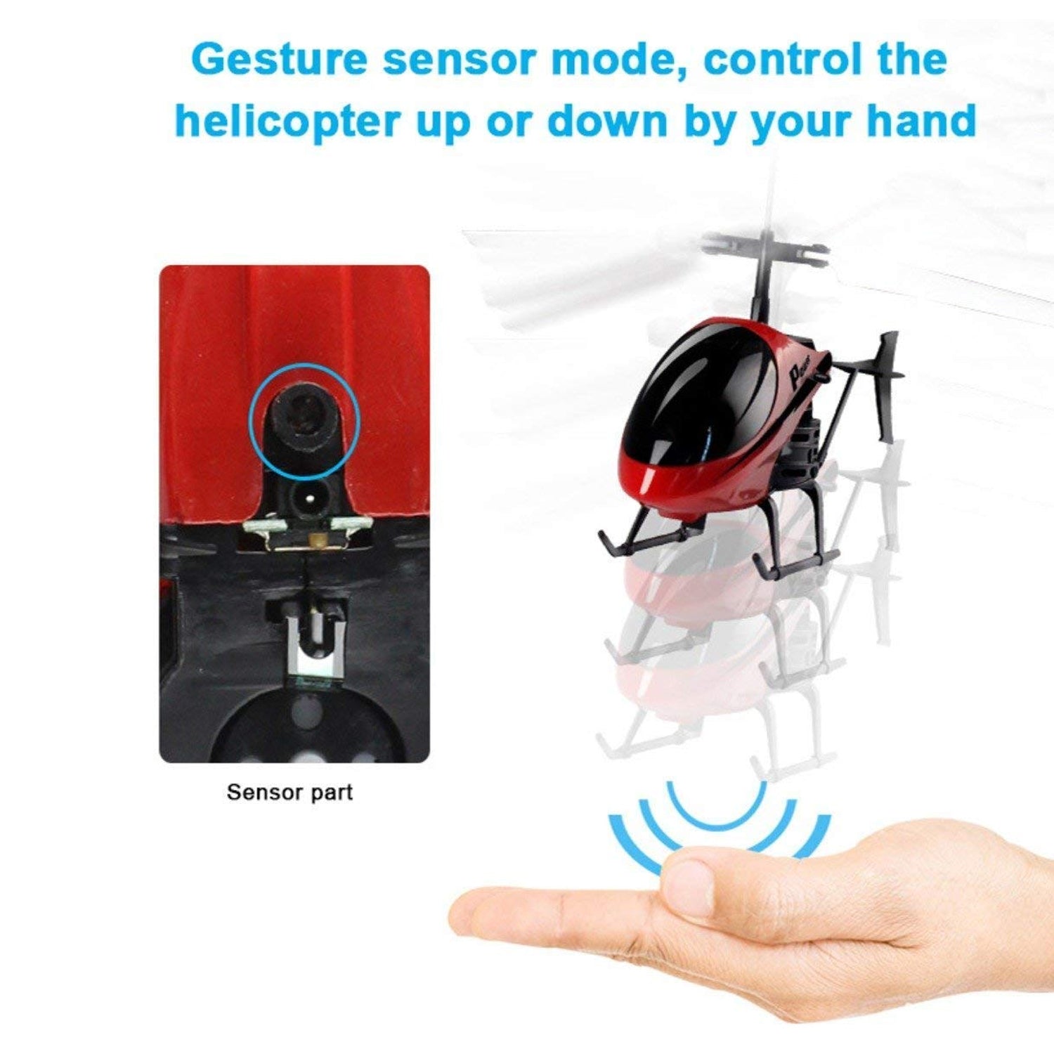 Remote Control Helicopter With Usb Chargeable Cable For Boy And Girl Children (Pack Of 1)
