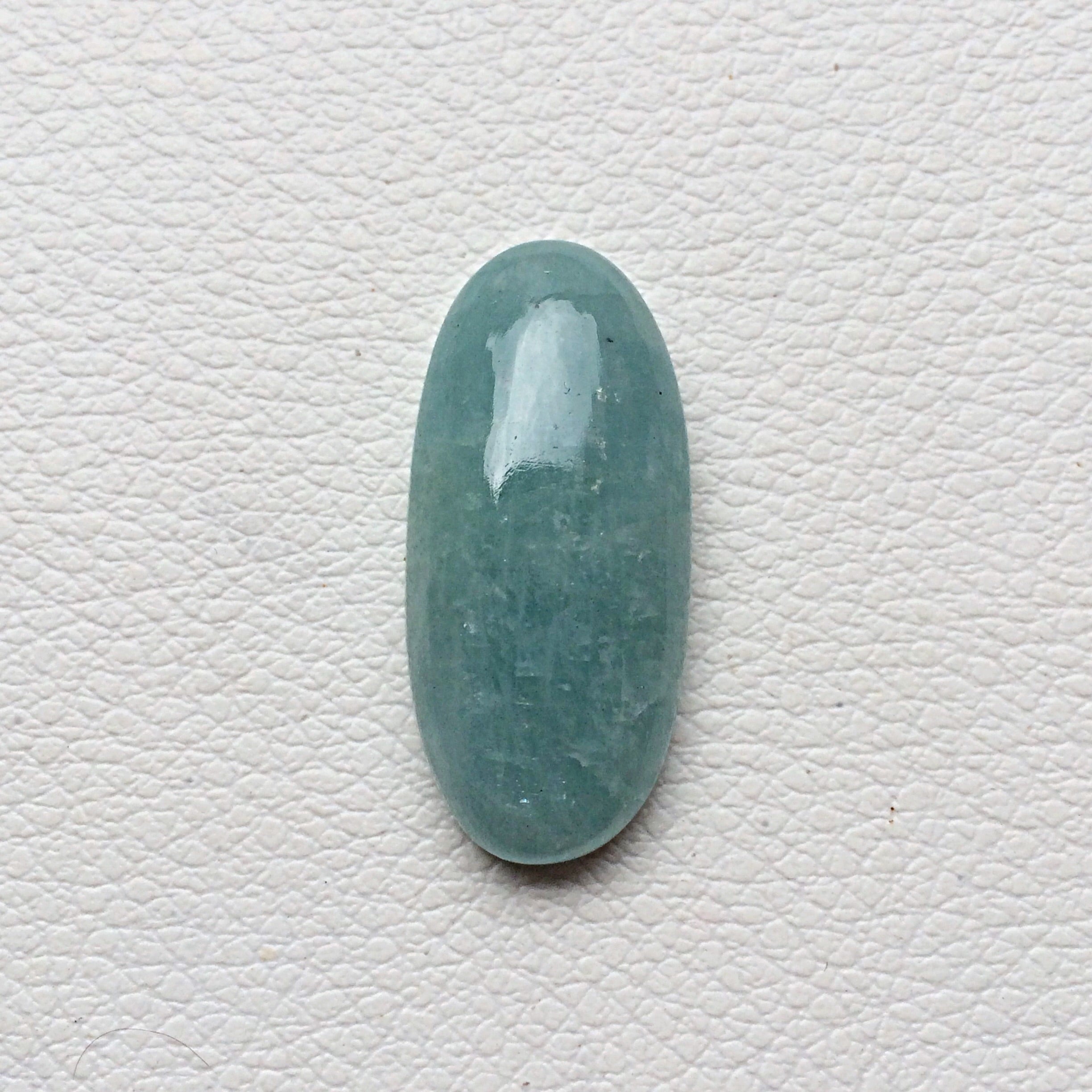 Natural Aquamarine Stone Cabochon Beruz Gemstone