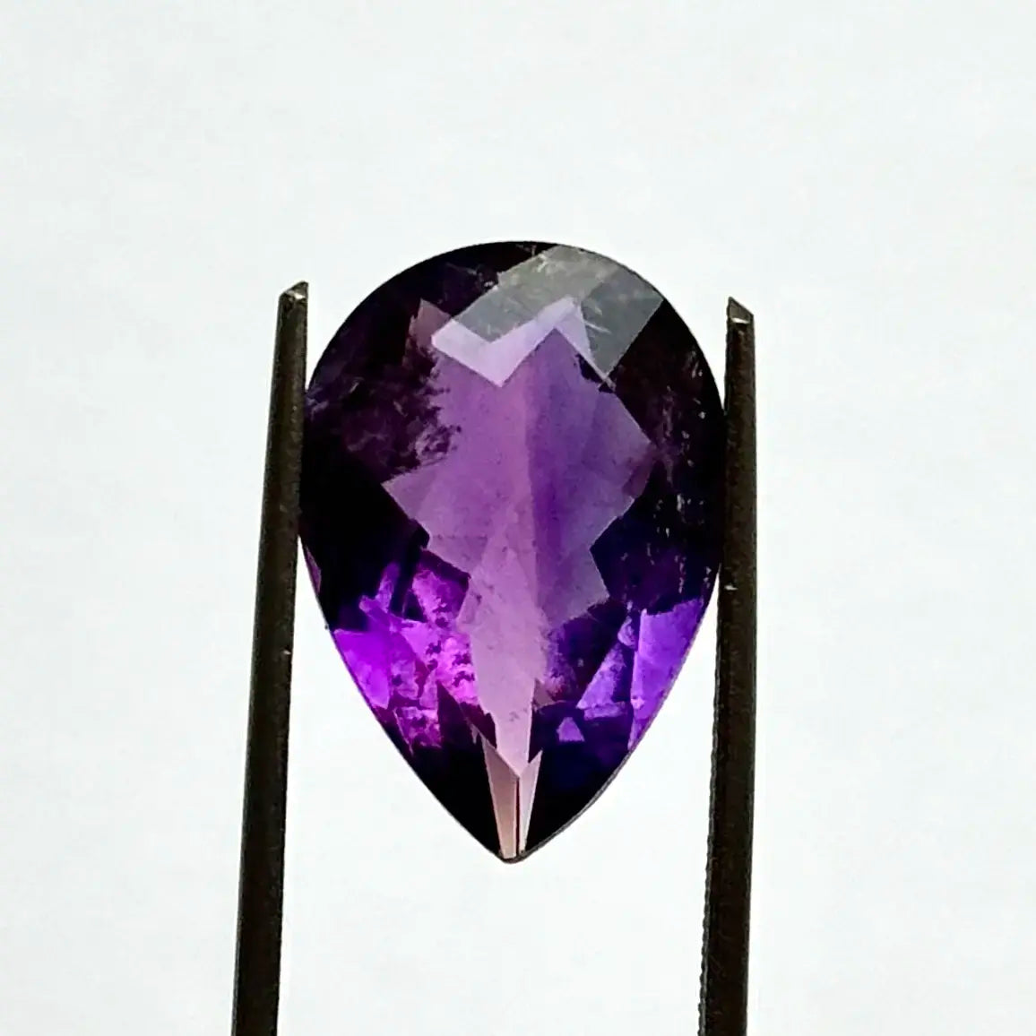 Natural Blue Teardrop Amethyst Gemstone