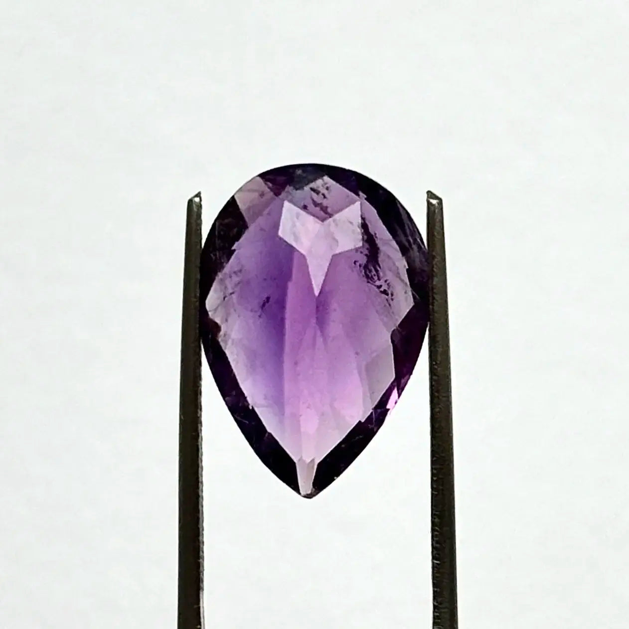 Natural Blue Teardrop Amethyst Gemstone