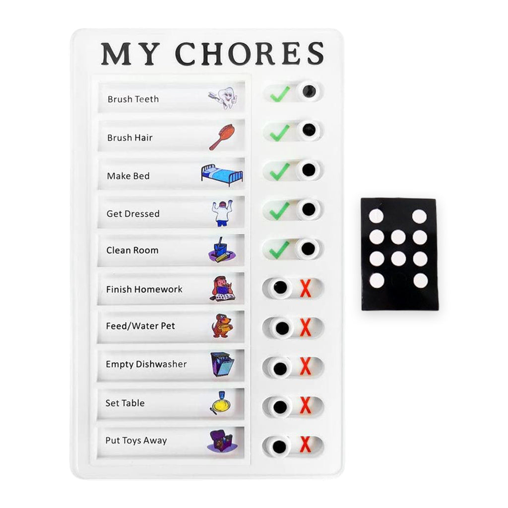 Portable My Chores Home Note Board Management Planning Memo Boards Reminding Time. (Size - 20x12cm)