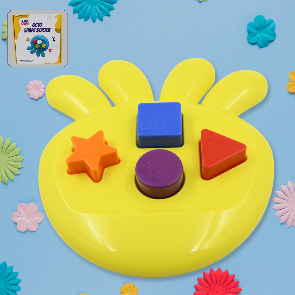 Octoshape Sorter Toy Game That Make Your Kids Brain Sharp Increase Grasping And Sorting Power Education Learning For Girls  Boy Gift Product (1 Pc)