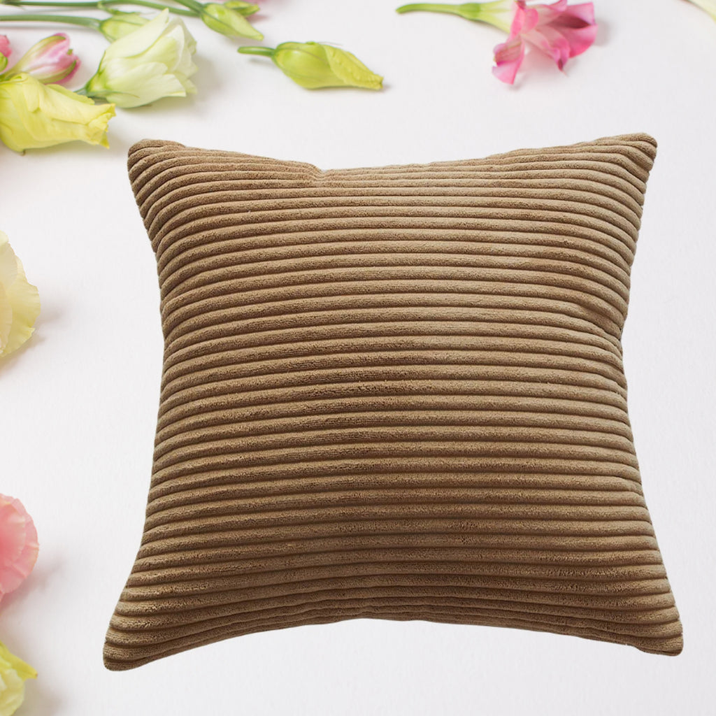 Throw Pillow Covers 16x16 Inch Pack Of 1 Couch Pillows Cover Soft Corduroy Decorative Pillow Covers Square Pillowcase For Bed Sofa Chair Bedroom Home Farmhouse Decor (1 Pc)