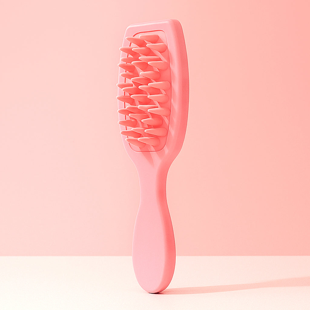 Multipurpose Silicone Scalp Massager Shampoo Brush (1 Pc)