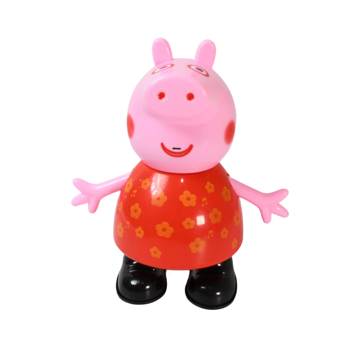 Pig Children Play Toy Pretend Play Toy Fun Gift For Kids Movable Hands Legs Pig Pretend Play Toy Set For Kids Children With Soft Rubber Material (1 Pc  Battery Not Included)