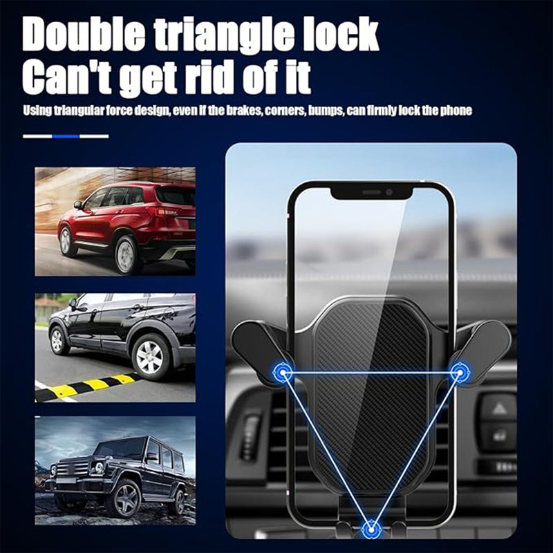 Universal Air Vent Gravity Car Phone Holder Mount (1 Set)