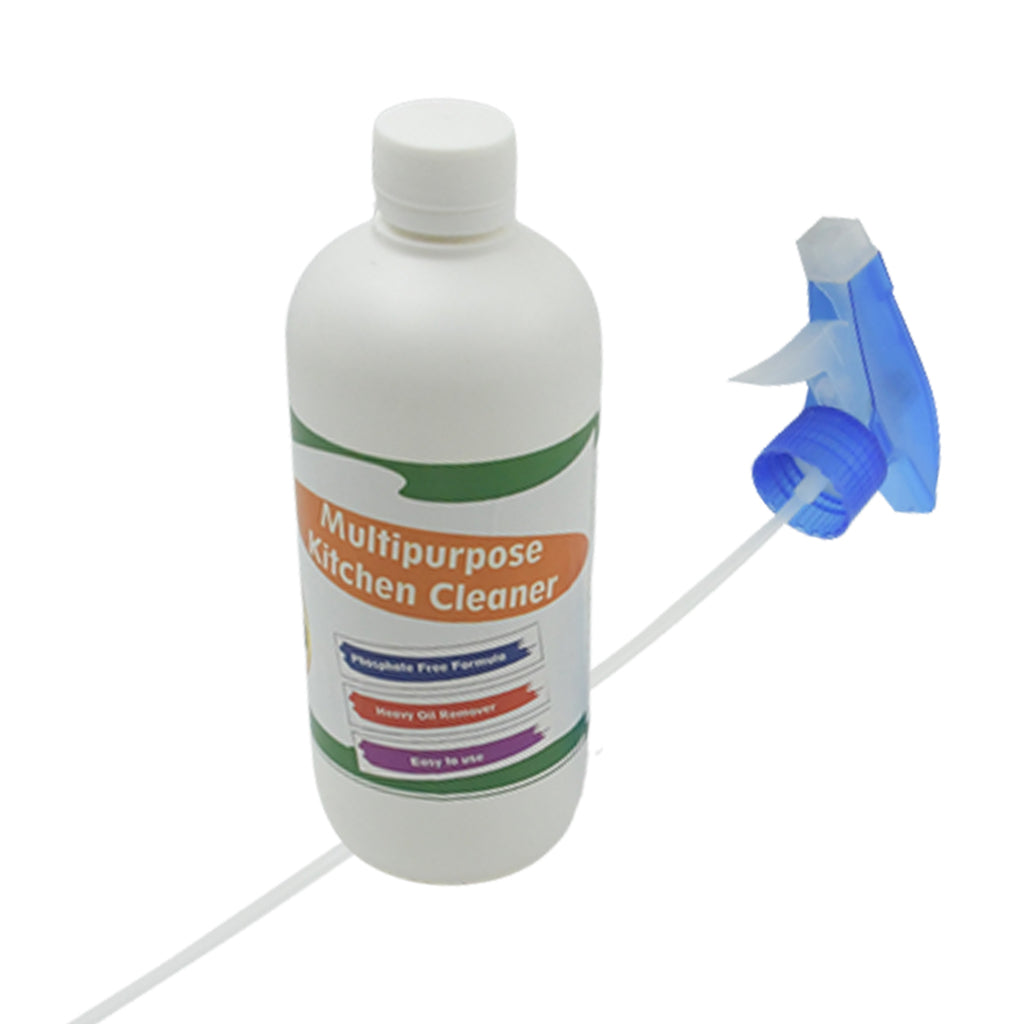 Kitchen Cleaner Spray Oil  Grease Stain Remover Stove  Chimney Cleaner Spray Non-flammable Nontoxic Magic Degreaser Spray For Kitchen Gas Stove Cleaning Spray (Approx 500ml)