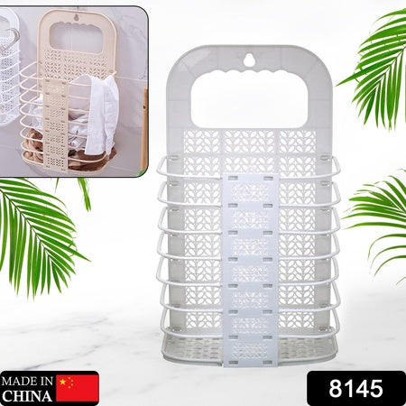 Wall Hanging Laundry Basket Clothes Hanger Dirty Hamper Clothes Storage Hook Clothes Rails For Laundry Washing Machine Bathroom Kids Dirty Clothes Storage Hanger (1 Pc)