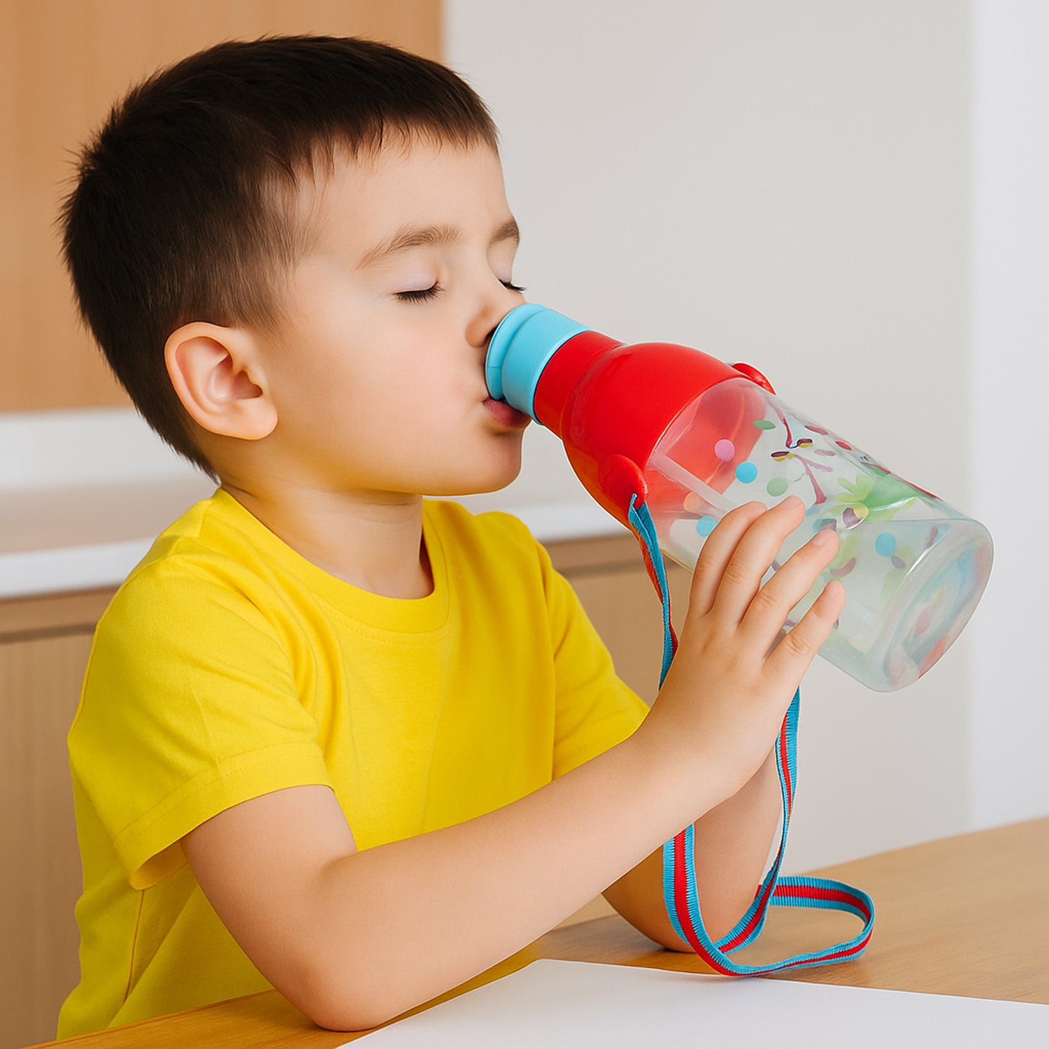 Plastic Tranparent Sports Insulated Water Bottle With Dori  Straw Easy To Carry High Quality Water Bottle Bpa-free  Leak-proof For Kids School For Fridge Office Sports School Gym Yoga (1 Pc 800ml)