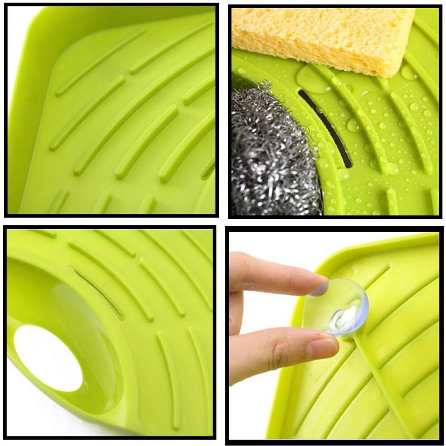 Corner Sink Strainer For Draining Kitchen Waste In Sinks And Wash Basins.