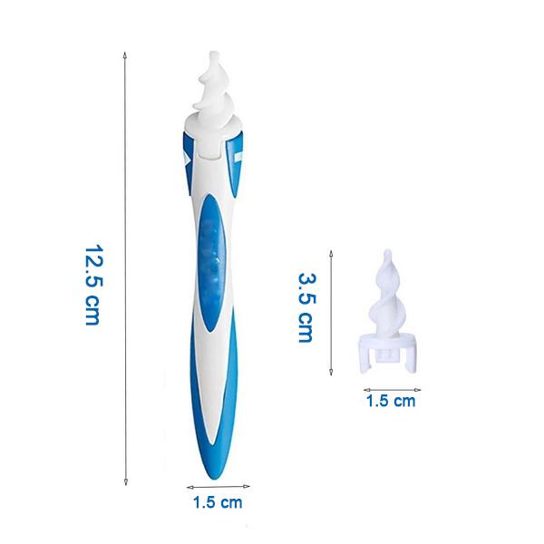Smart Swab Silicone Easy Earwax Removal With 16 Replacement Disposable Soft Tipsear Wax