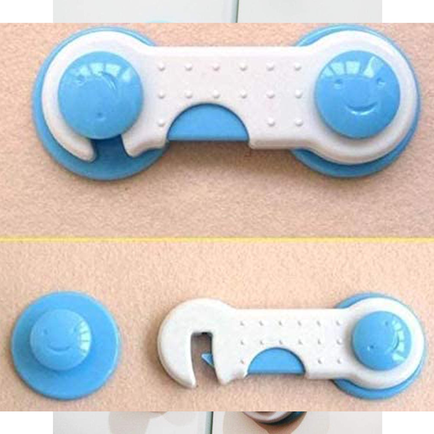 4991 Child Safety Lock Child Toddler Baby Safety Locks Proofing For Cabinet Toilet Seat Fridge Door Drawers ( 1 Pc)