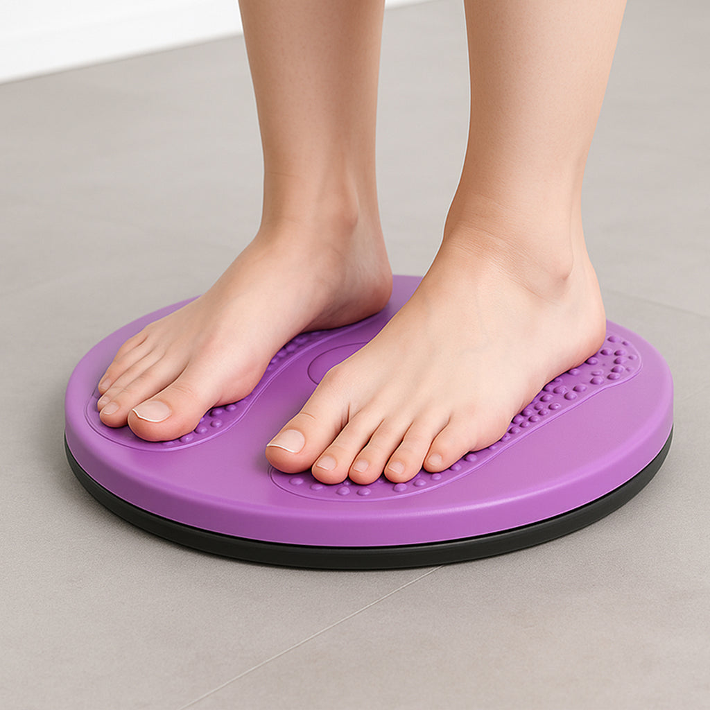 Waist Twisting Disc Portable Magnetic Body Twister Board With Acupressure Massage
