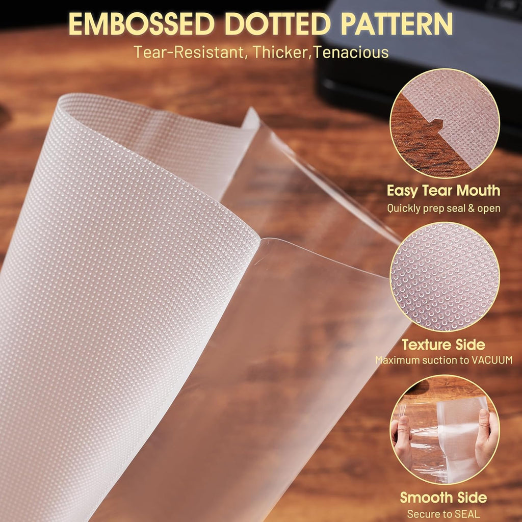 Vacuum Food Storage Bag Set (5 Pcs 24x16 Cm)