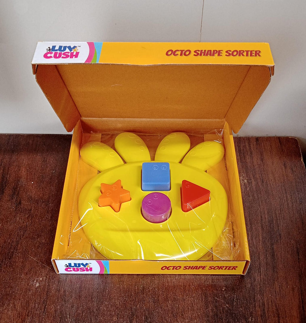 Octoshape Sorter Toy Game That Make Your Kids Brain Sharp Increase Grasping And Sorting Power Education Learning For Girls  Boy Gift Product (1 Pc)