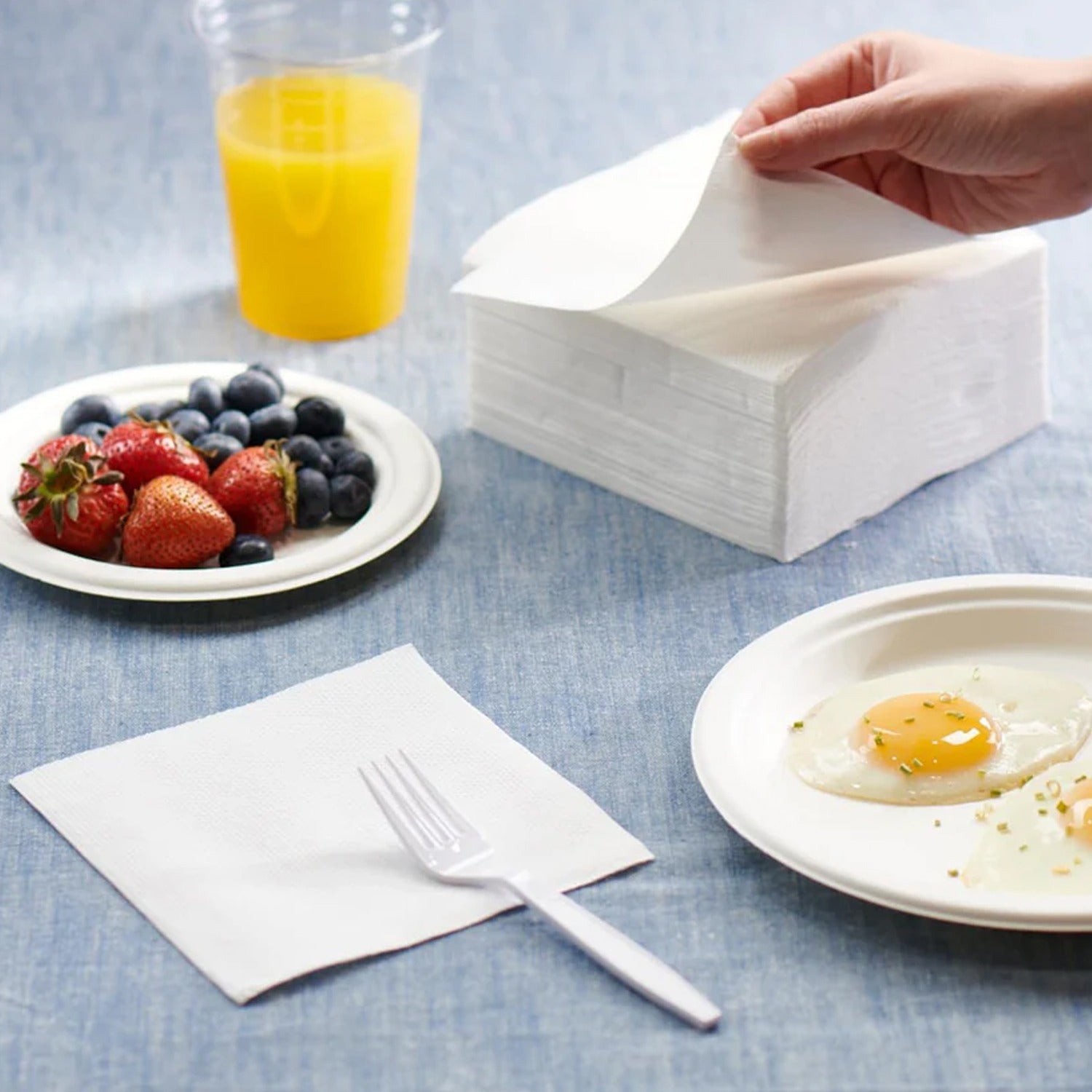 Freshee Premium Dinner Napkins  50 Pc Pack (40  40 Cm)