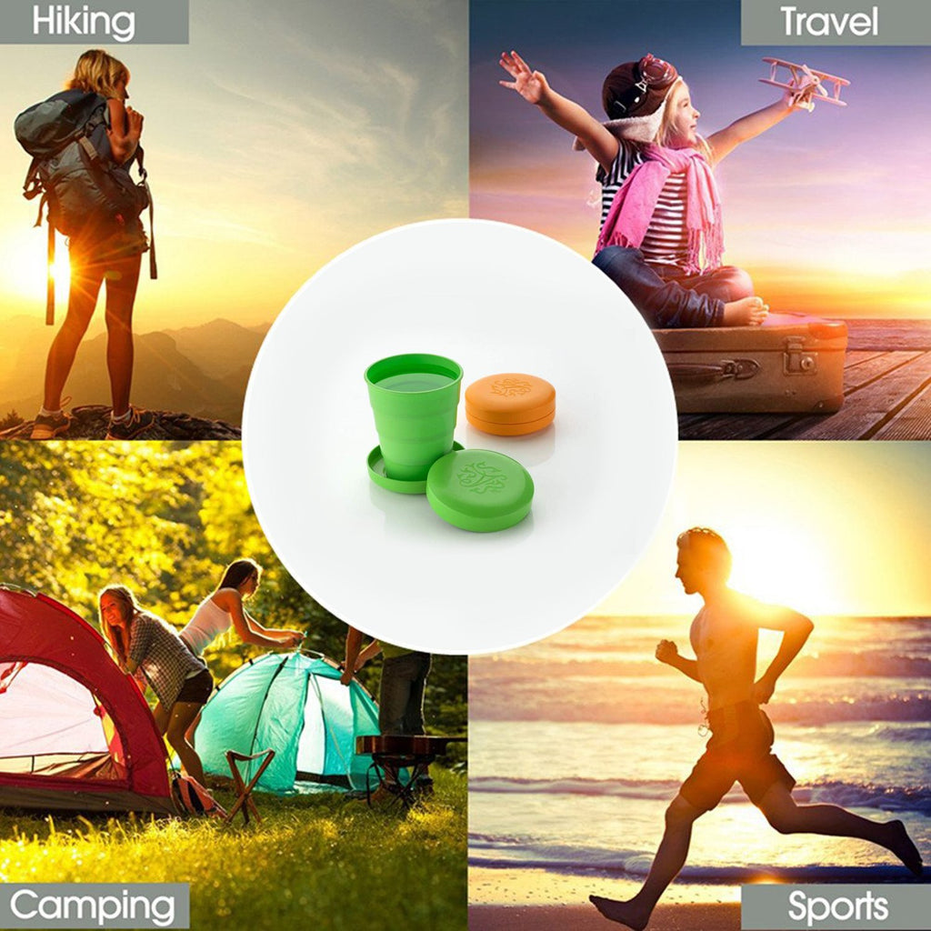 Unbreakable Magic Cupfoldingpocket Glass For Travelling